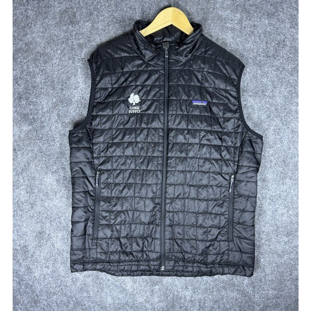 Patagonia Nano Puff Vest Mens XL Insulated Puffer Primaloft Black 84242